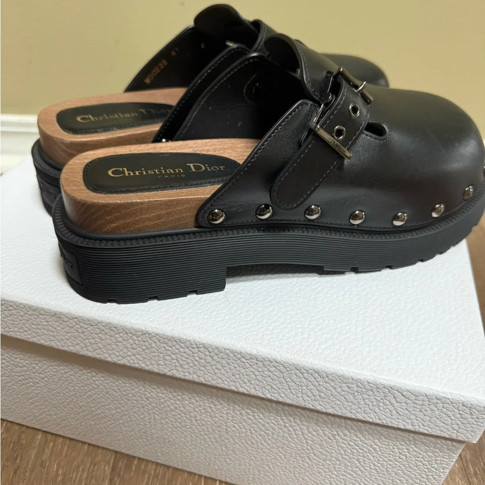 Dior Black Loafers Sleek Slip-Ons - Picture 2 of 6